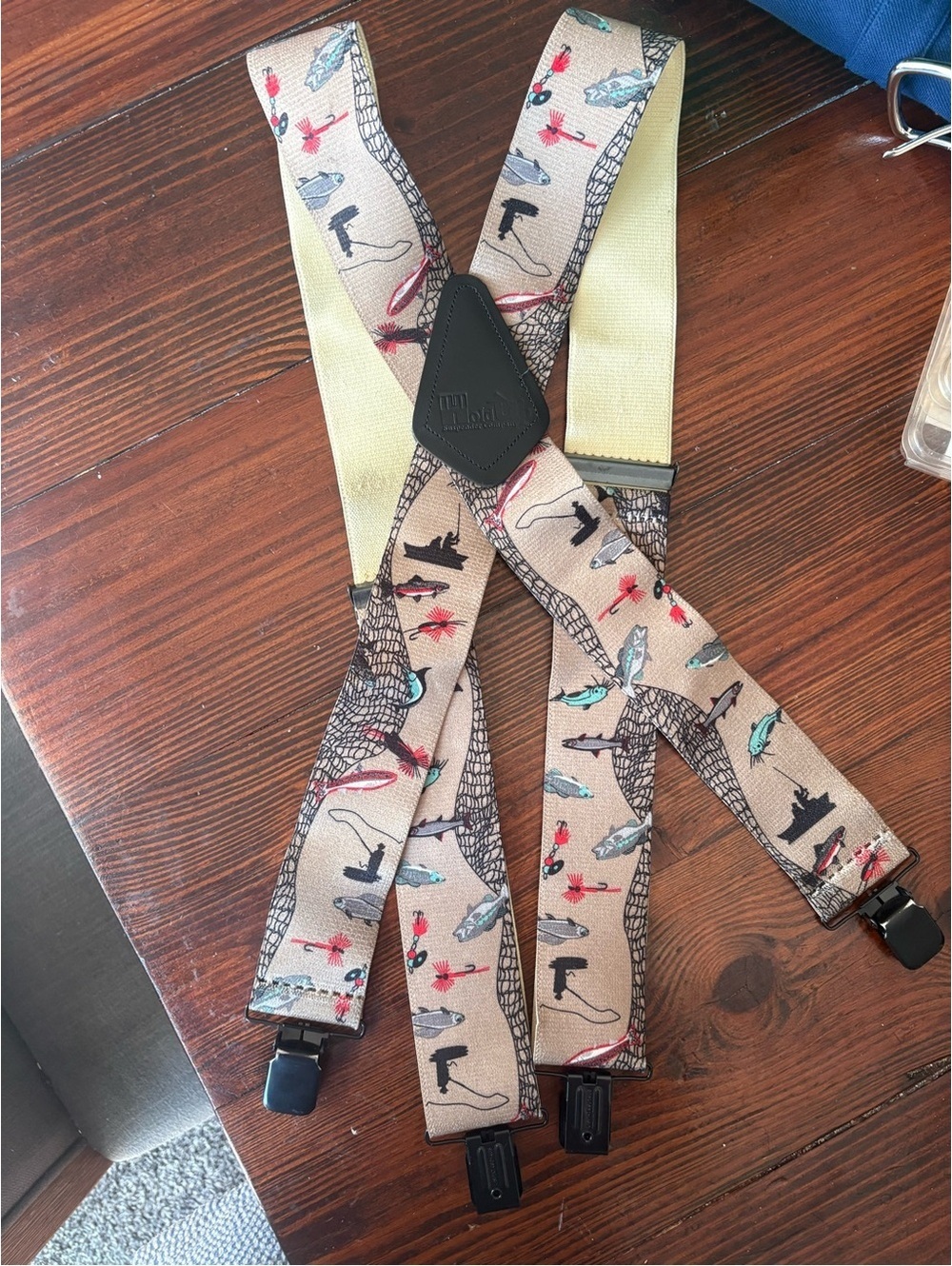 Hold-Ups Fishing Suspenders Fly Fishing Fish Lures Angler Clip-On Adjustable